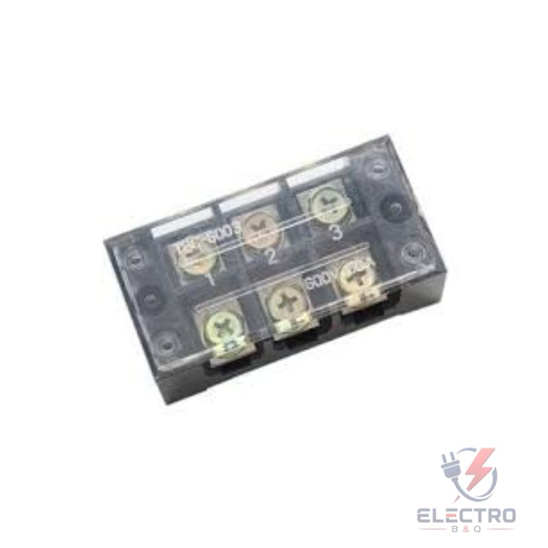 BORNERA DE BAQUELITA, TB-1503 DE 15A/600V, 3 POLOS