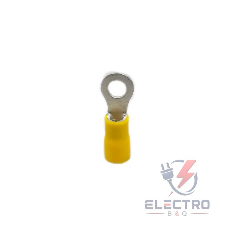 TERMINAL OJAL 5/32 AMARILLO, RV5.5-4mm PARA CALIBRES 12-10AWG
