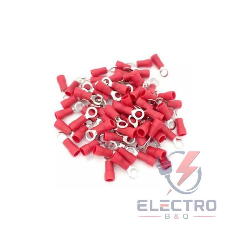TERMINAL OJAL 5/32 ROJO, RV1.25-4mm PARA CALIBRES 22-18AWG - Imagen 2