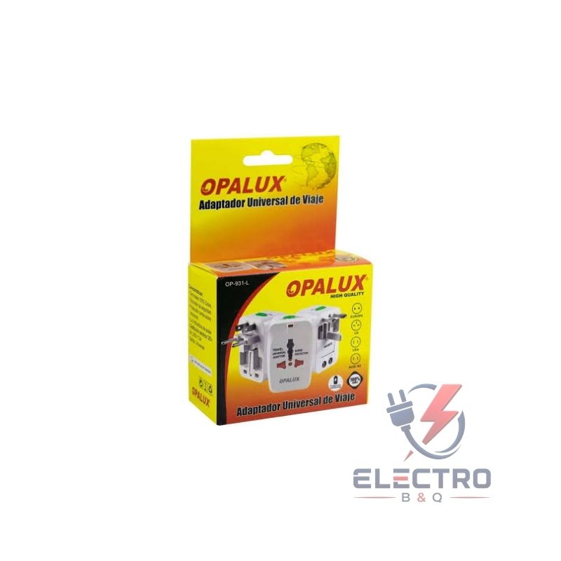 ADAPTADOR UNIVERSAL VIAJERO, PURO COBRE, OPALUX OP-931-L - Imagen 3