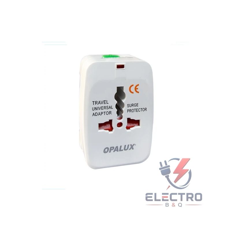 ADAPTADOR UNIVERSAL VIAJERO, PURO COBRE, OPALUX OP-931-L