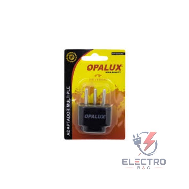 ADAPTADOR TOMA MULTIPLE UNIVERSAL TIPO T A 3 EN LINEA, OPALUX OP-605L5 - Imagen 2