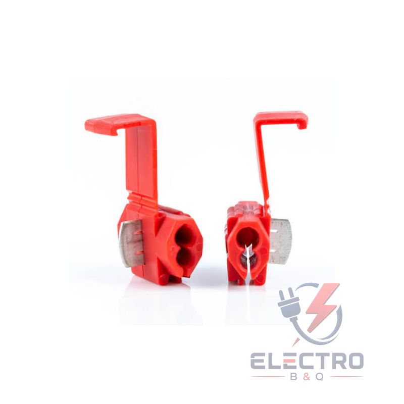CONECTORES K'LEB CD878100, EMPALMES RAPIDOS DE DERIVACION ROJO - Imagen 2