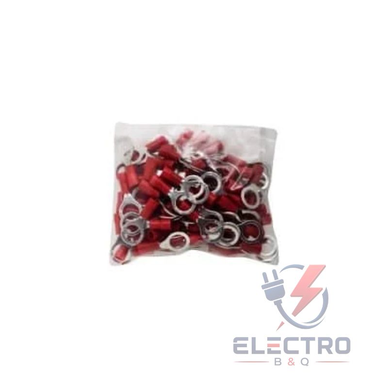 TERMINAL OJAL 5/16 ROJO, RV1.25-8mm PARA CALIBRES 22-18AWG - Imagen 3