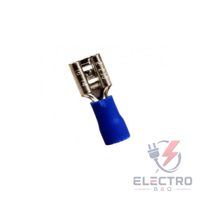 TERMINAL TIPO ENCHUFE HEMBRA AZUL, FDD2-250 PARA CALIBRES 16-14AWG - Imagen 2
