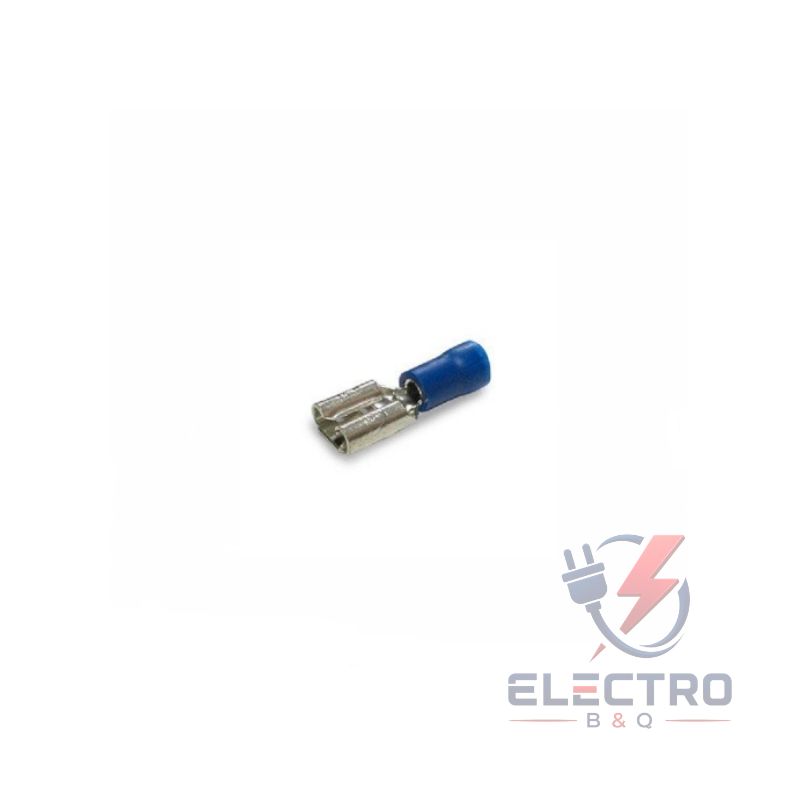 TERMINAL TIPO ENCHUFE HEMBRA AZUL, FDD2-187 PARA CALIBRES 16-14AWG - Imagen 2